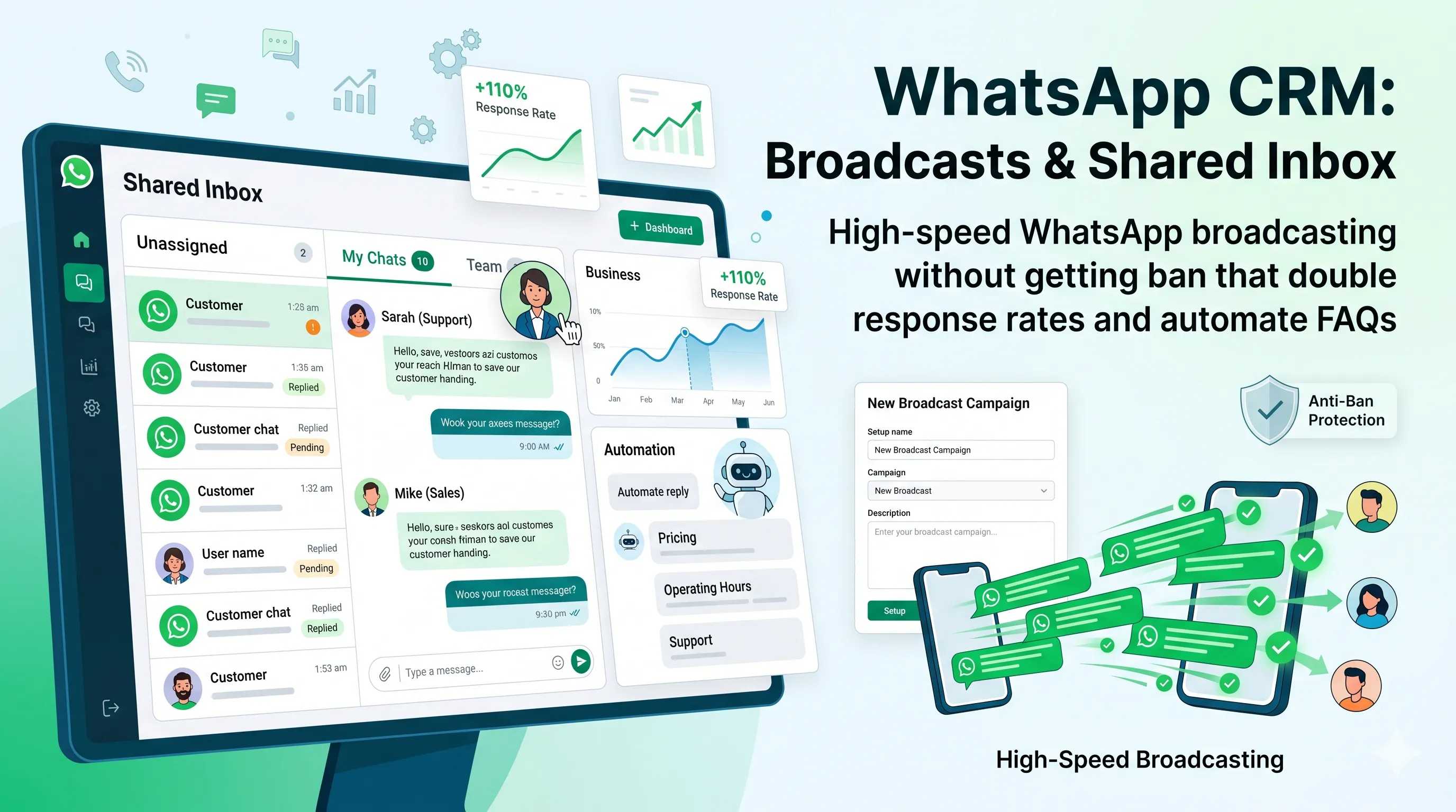 Bulk WhatsApp Messaging CRM: Conversational Sales Suite